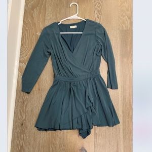 Silence + Noise dark teal Romper